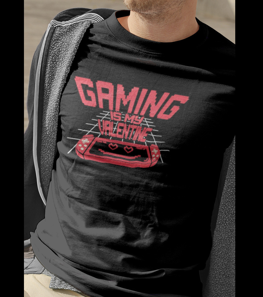 Gaming Is My Valentine Retro Controller T-Shirt