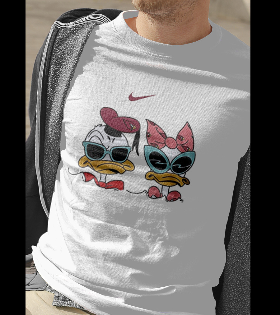 Arizona Cardinals Donald Daisy Duck Nike Collaboration T-Shirt