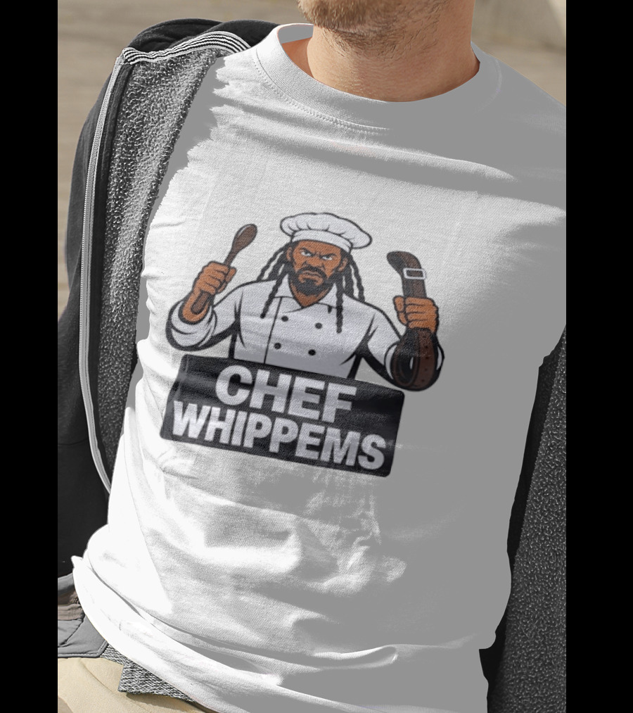 Chef Whippems Character Design Featuring Wooden Spoon And Belt T-Shirt
