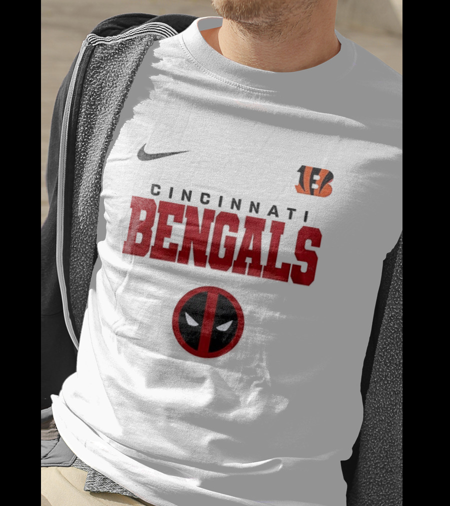 Nike Cincinnati Bengals Deadpool Icon Collaboration T-Shirt