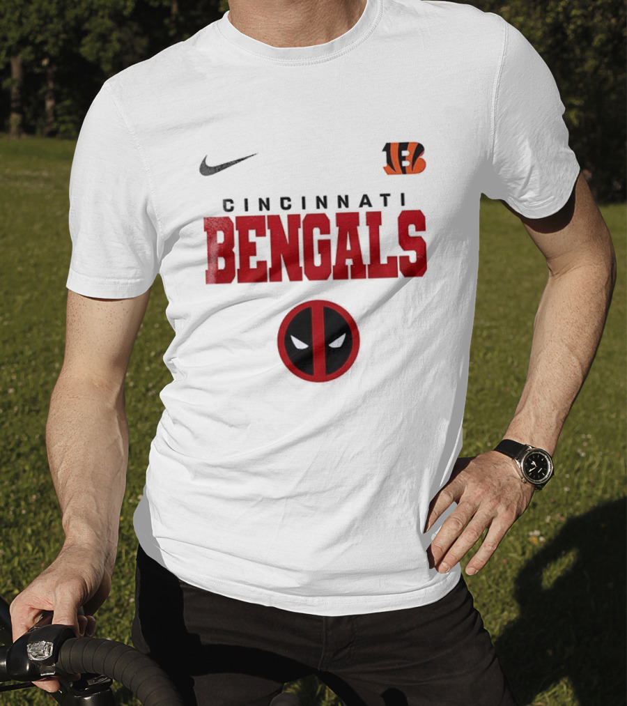 Nike Cincinnati Bengals Deadpool Icon Collaboration T-Shirt