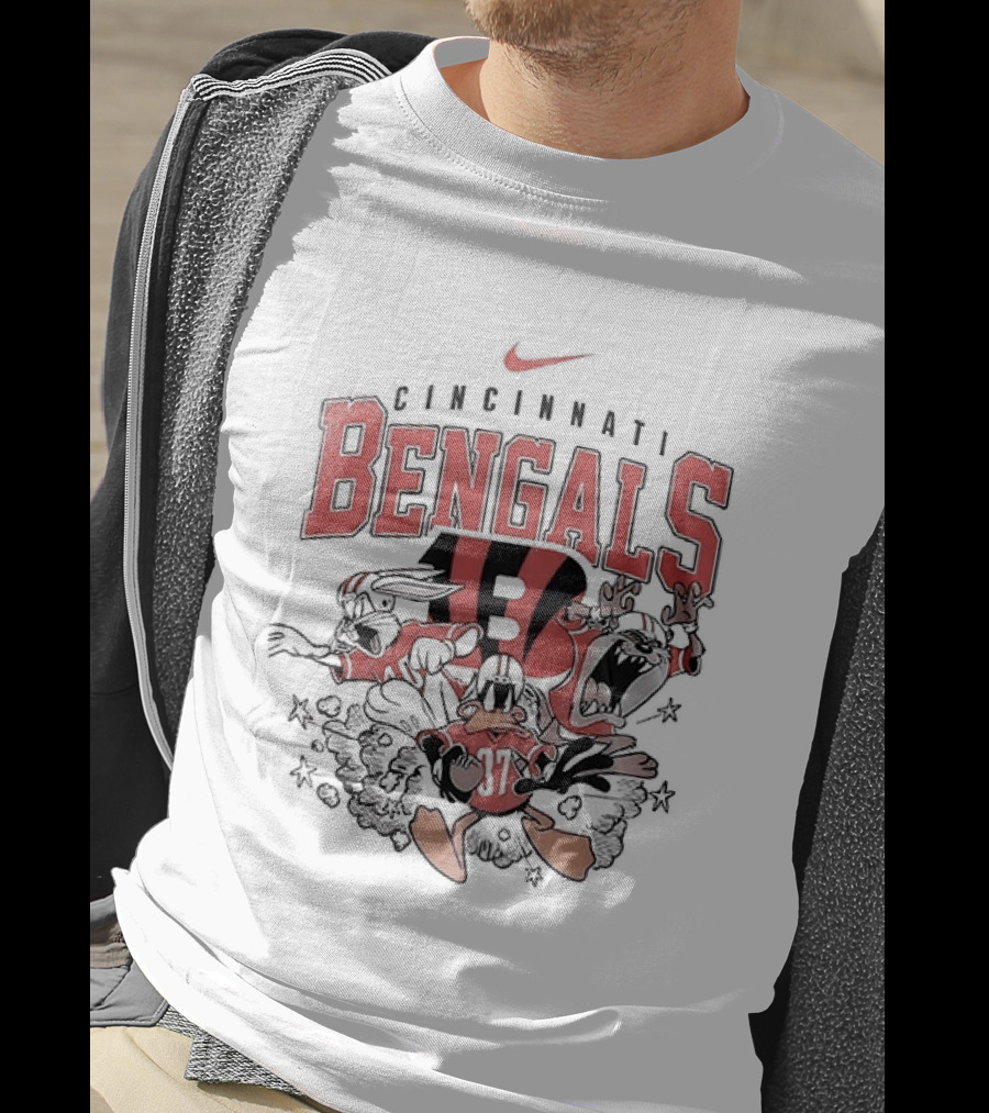 Cincinnati Bengals Looney Tunes Nike Collaboration T-Shirt
