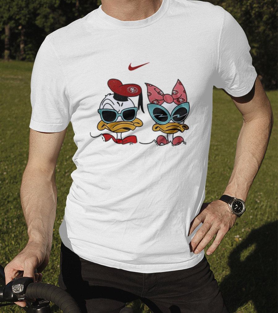 Nike San Francisco 49ers Donald Daisy Duck Collaboration T-Shirt