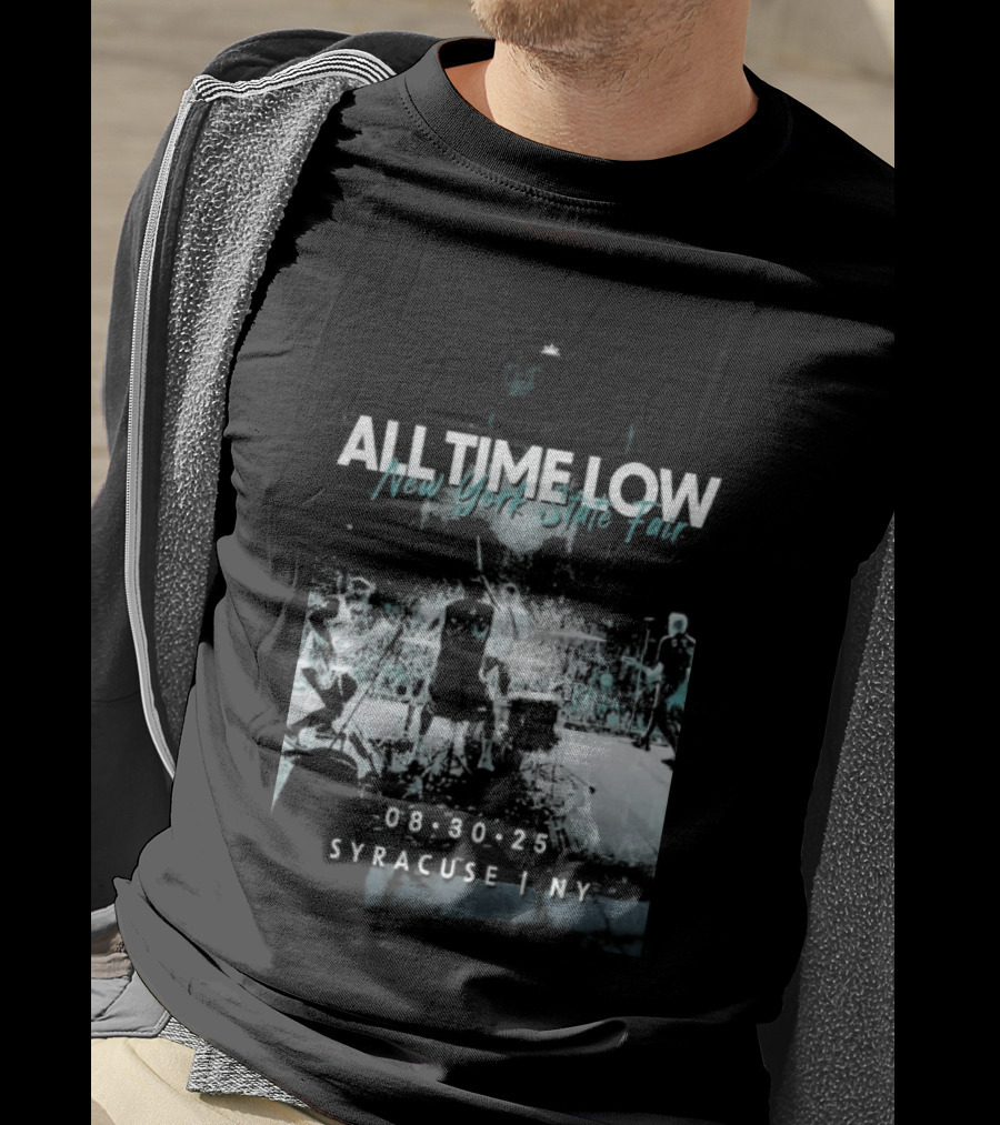 All Time Low New York State Fair Syracuse NY Aug 30 2025 T-Shirt