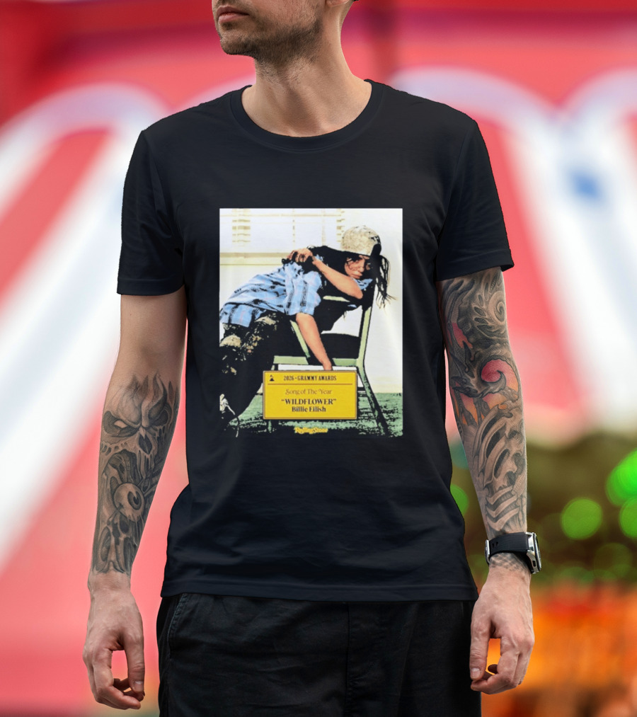 2026 Grammy Awards Song Of The Year Wildflower Billie Eilish Rolling Stone T-Shirt