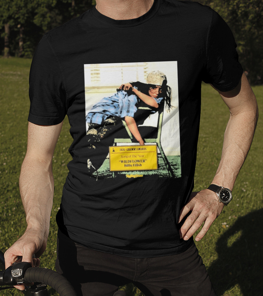 2026 Grammy Awards Song Of The Year Wildflower Billie Eilish Rolling Stone T-Shirt