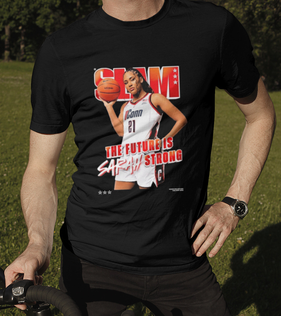 UConn Basketball Slam The Future Is Sarah Strong T-Shirt