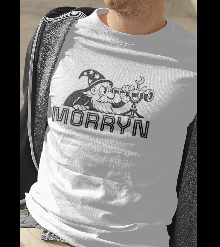 Gnome Morryn Wizard Telescope Image T-Shirt
