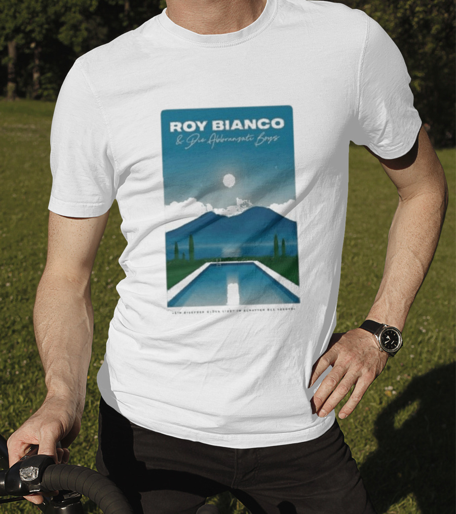 Roy Bianco & Die Abbrunzati Boys Tour 2024 Poolside Paradise Moonlit Mountain T-Shirt