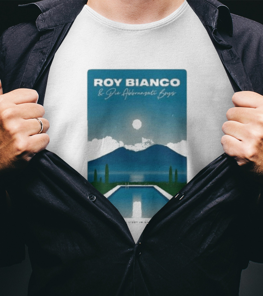 Roy Bianco & Die Abbrunzati Boys Tour 2024 Poolside Paradise Moonlit Mountain T-Shirt