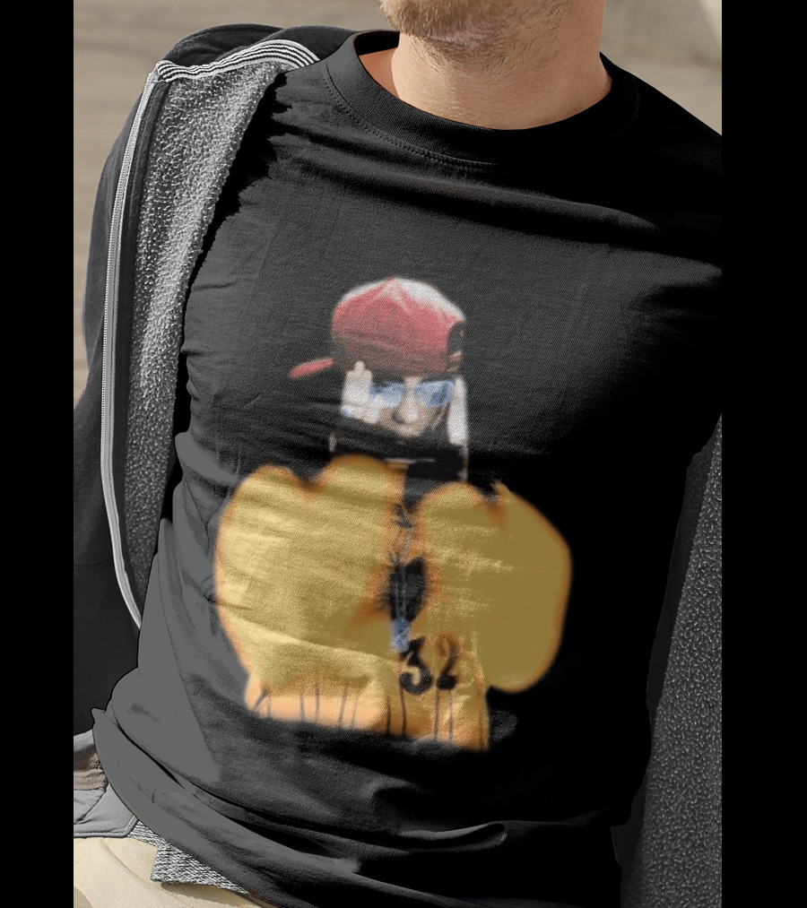 Billie Eilish Glasses Hit Me Hard And Soft Tour 2024 2025 Red Cap Style 32 T-Shirt