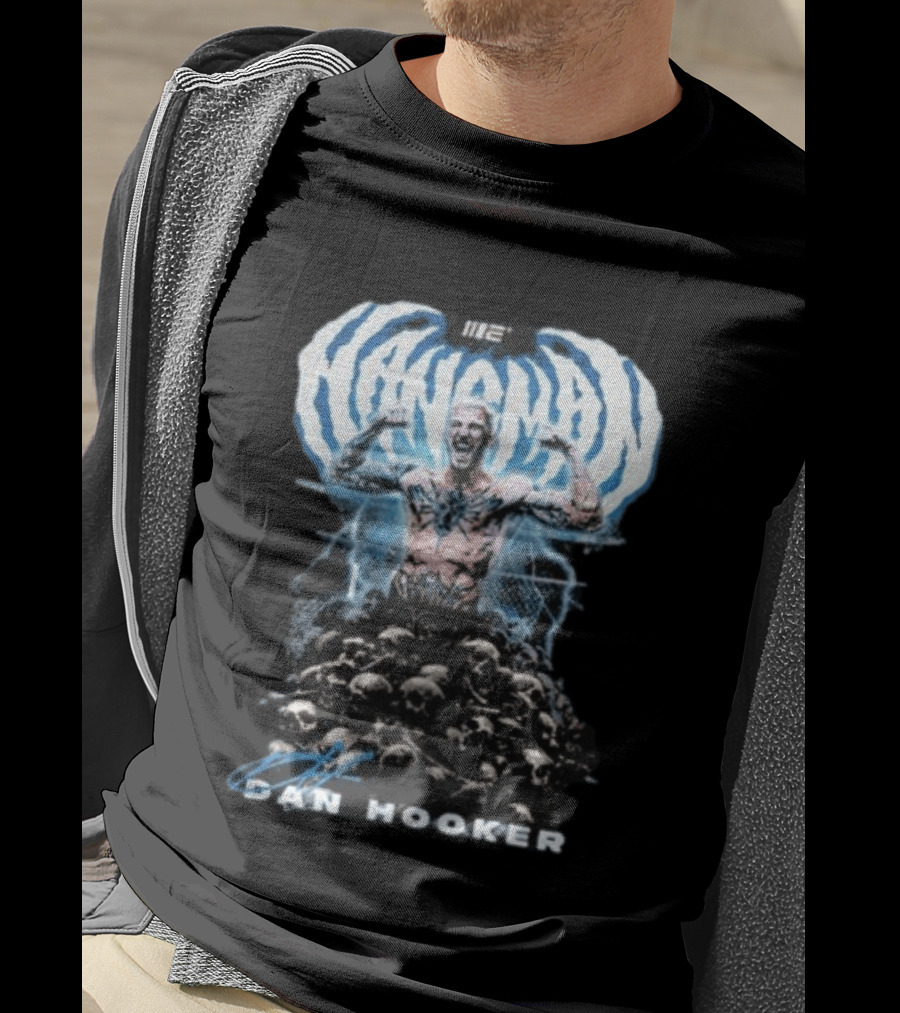 NANMAN Dan Hooker UFC Fighter Skulls Tattoo Champion T-Shirt