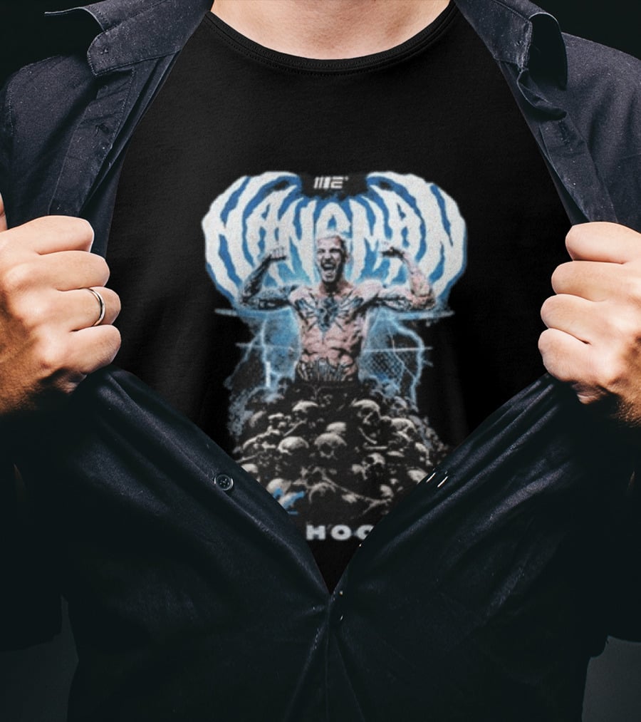 NANMAN Dan Hooker UFC Fighter Skulls Tattoo Champion T-Shirt