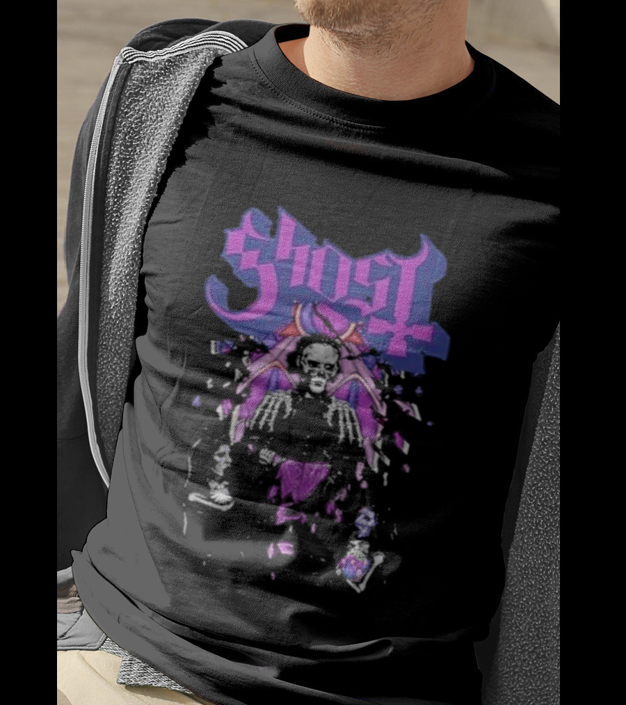 Ghost Reassembled Faith Tour Symbolic Skeleton T-Shirt