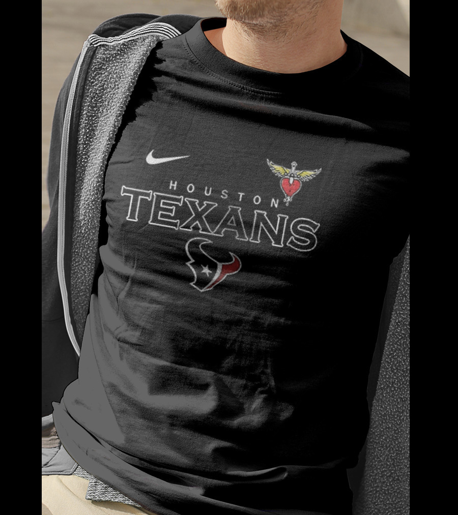 Houston Texans Bon Jovi It's My Life Nike Team Collaboration T-Shirt