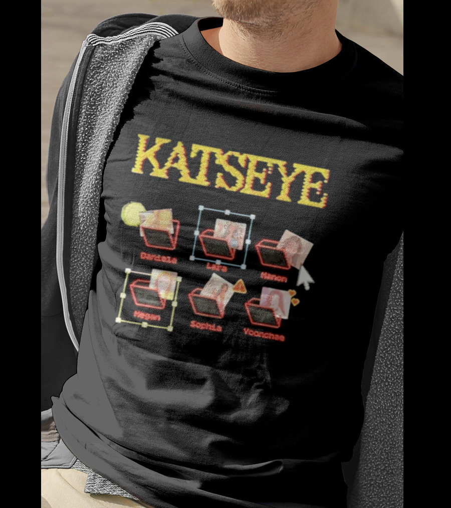 Katseye Internet Girl Darci Alexa Mignon Megan Sophia Yoonchae T-Shirt