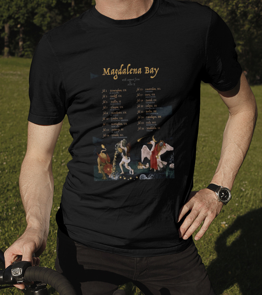 Magdalena Bay Europe Tour 2023 Dates Featuring Allie X T-Shirt
