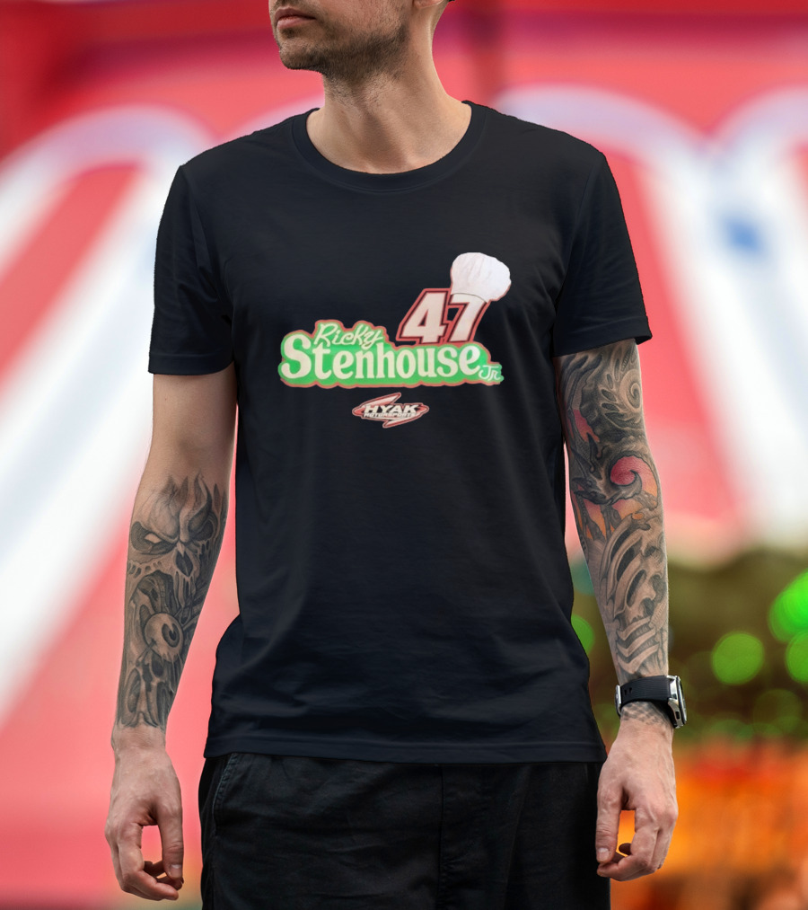 Ricky Stenhouse Jr 47 Hyak Motorsports Chef Hat T-Shirt
