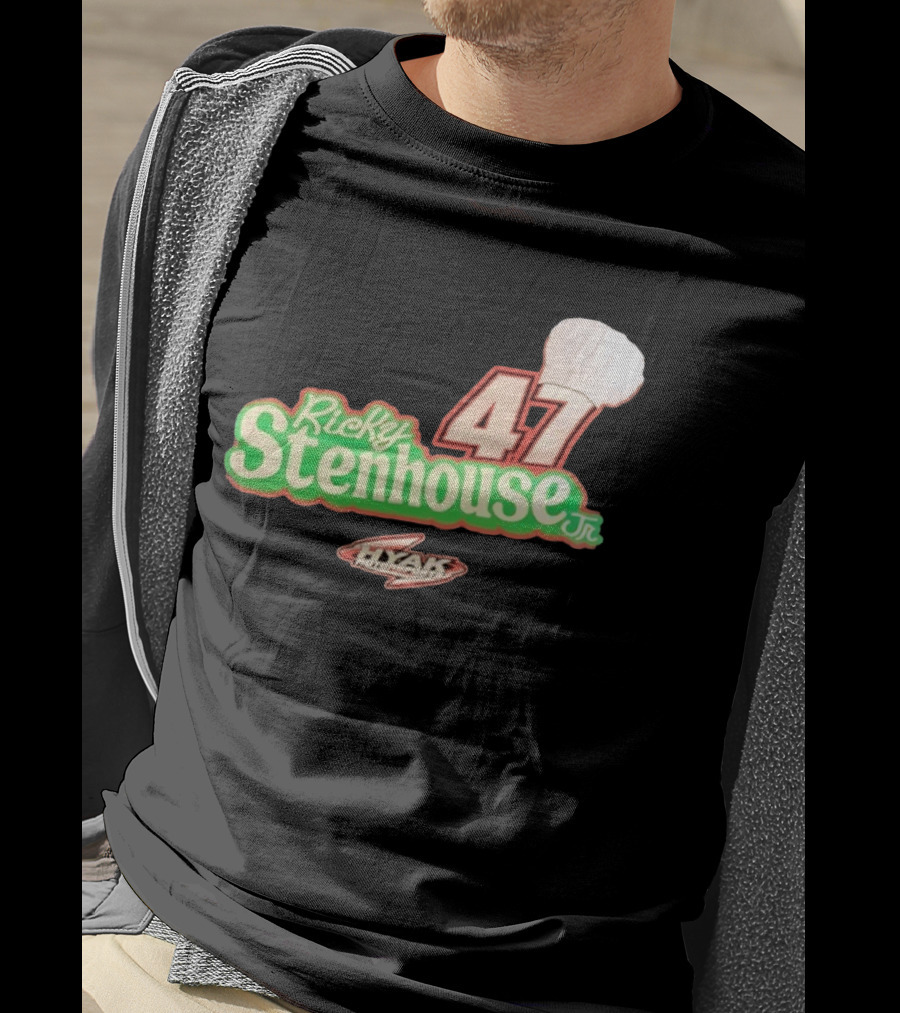Ricky Stenhouse Jr 47 Hyak Motorsports Chef Hat T-Shirt