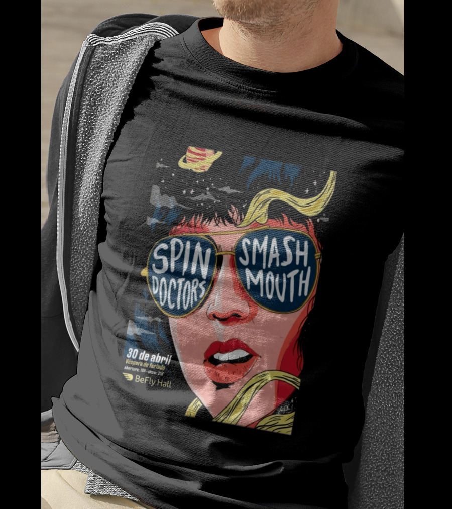 Spin Doctors Smash Mouth Concert 30 De Abril BeFly Hall 2026 Belo Horizonte Brazil T-Shirt
