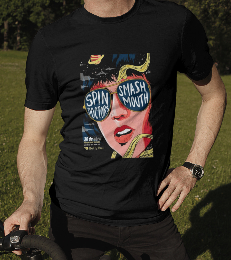 Spin Doctors Smash Mouth Concert 30 De Abril BeFly Hall 2026 Belo Horizonte Brazil T-Shirt