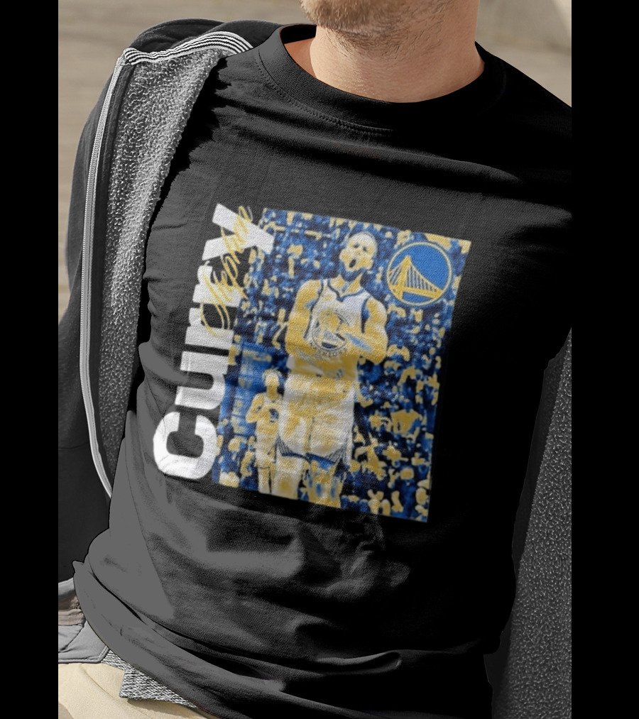 Stephen Curry Golden State Warriors NBA Season Start Action T-Shirt