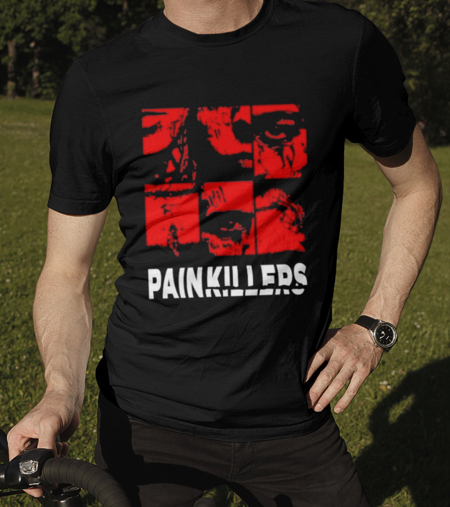 Yzo And Ptk Painkillers Eye Red Faces T-Shirt