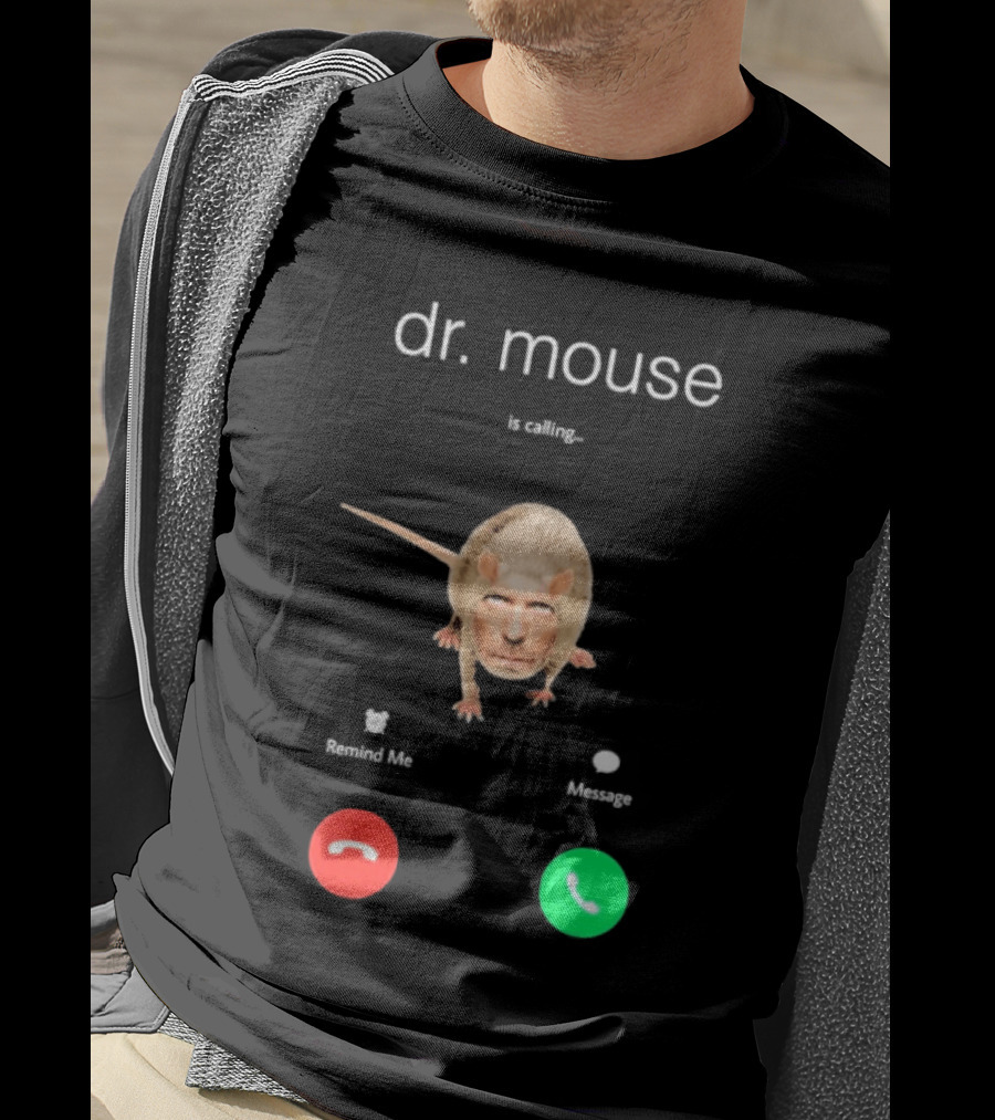 Dr Mouse Caller ID Remind Me Message Decline Accept T-Shirt
