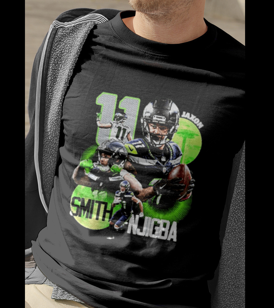 Jaxon Smith Njigba Seahawks Number 11 Football Player T-Shirt