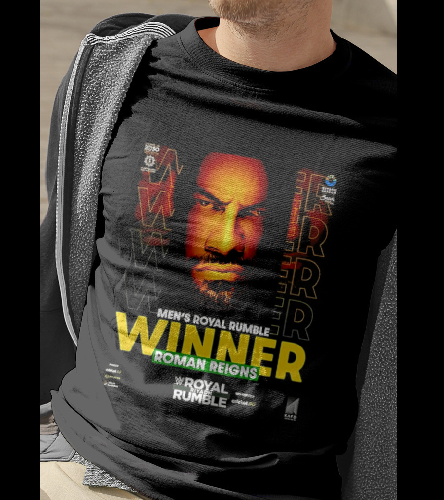 Roman Reigns WWE Winner Royal Rumble Riyadh 2026 T-Shirt