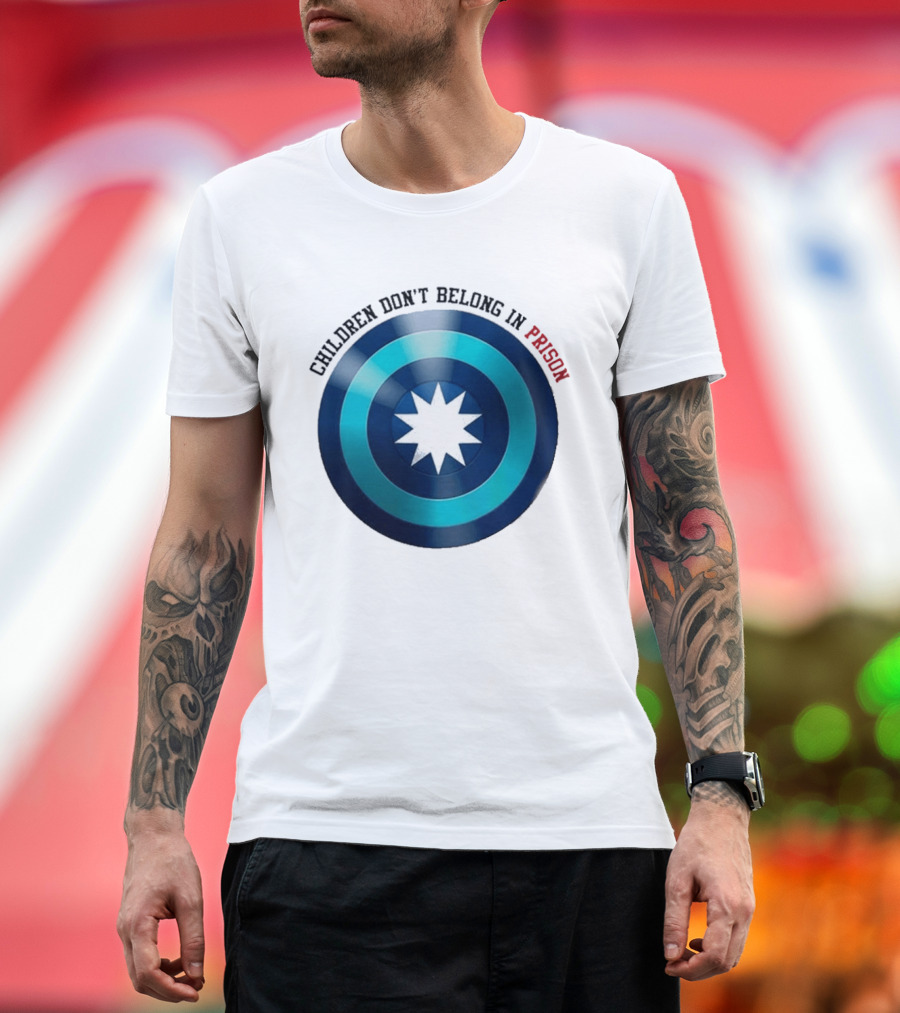 Children Don't Belong In Prison Minnesota Shield Abolish ICE T-Shirt