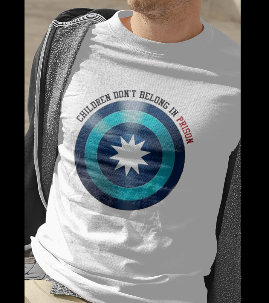 Children Don't Belong In Prison Minnesota Shield Abolish ICE T-Shirt