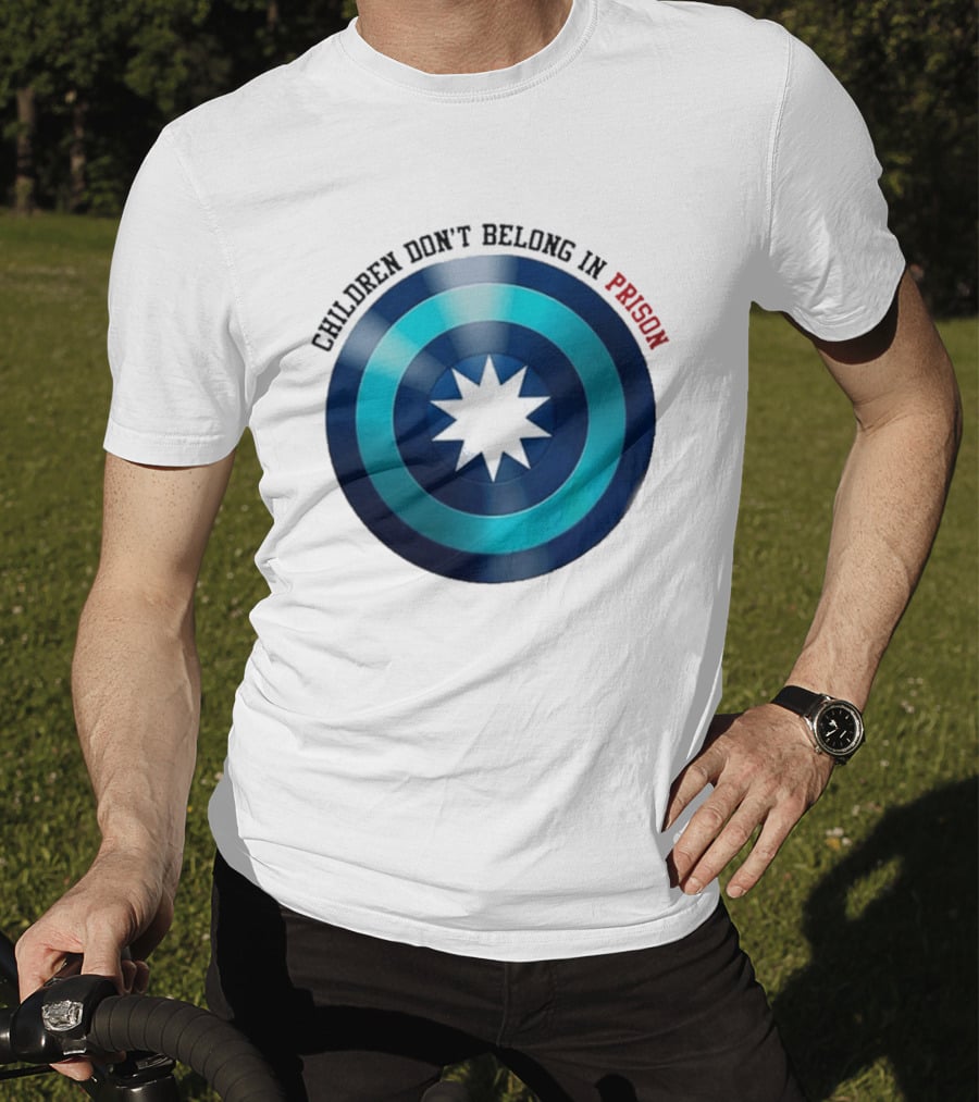 Children Don't Belong In Prison Minnesota Shield Abolish ICE T-Shirt