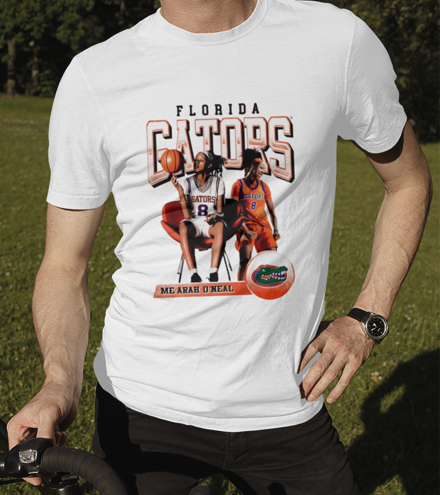 Florida Gators Me'Arah O'Neal Basketball Player 8 T-Shirt