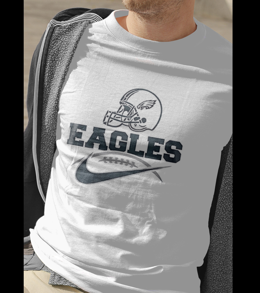 Philadelphia Eagles Football Helmet Nike T-Shirt