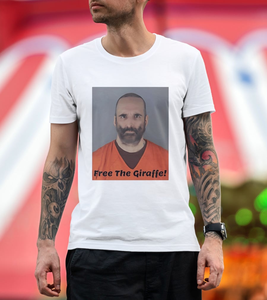 Robby Roadsteamer Shot Free The Giraffe T-Shirt