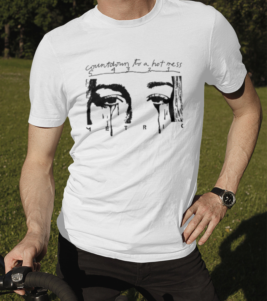 Victim Of Luck Countdown To A Hot Mess Metric T-Shirt