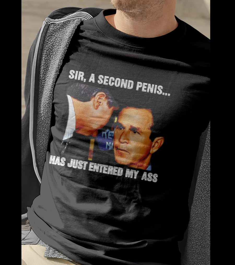 George Walker Bush Second Penis Meme Controversial Humor T-Shirt