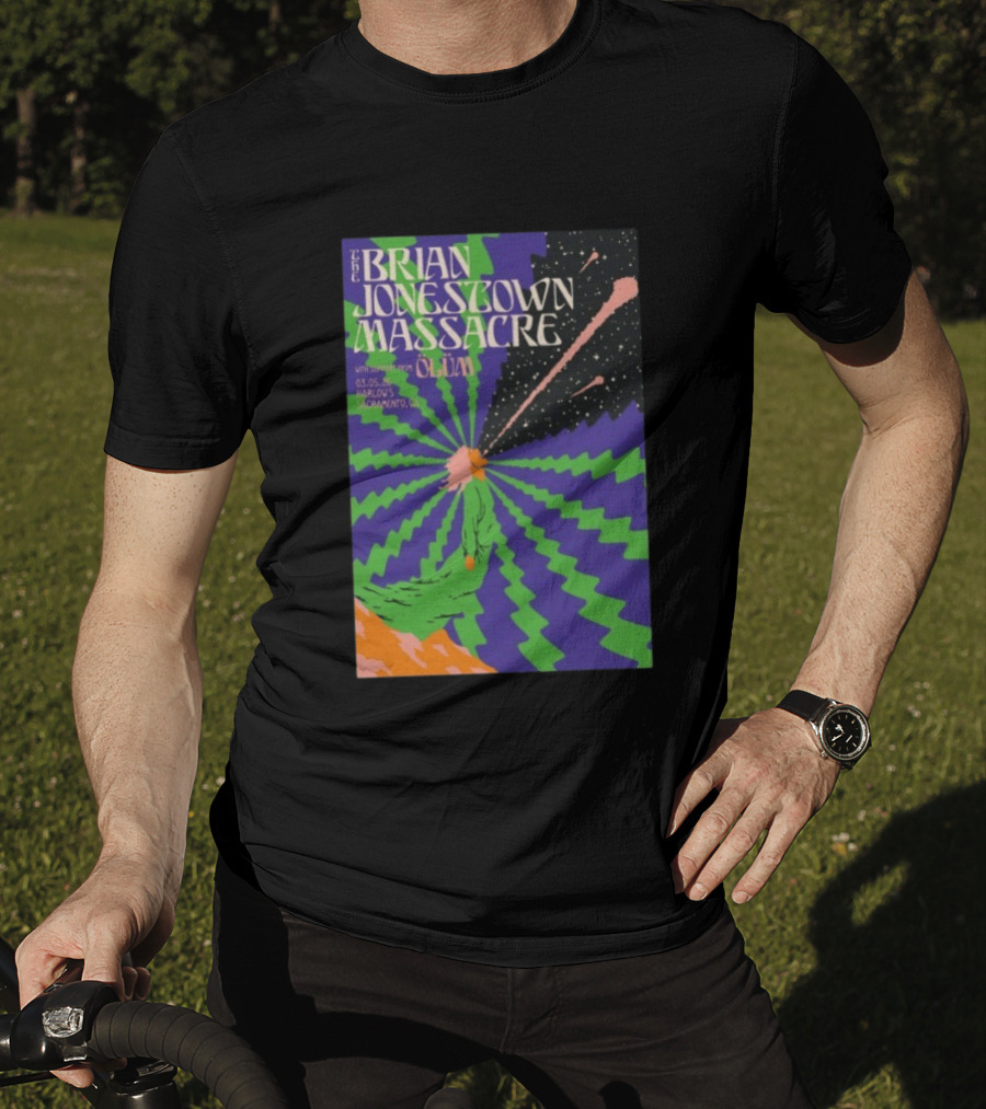 The Brian Jonestown Massacre Sacramento March 5 2026 Oliva Event Flyer At Harlows T-Shirt