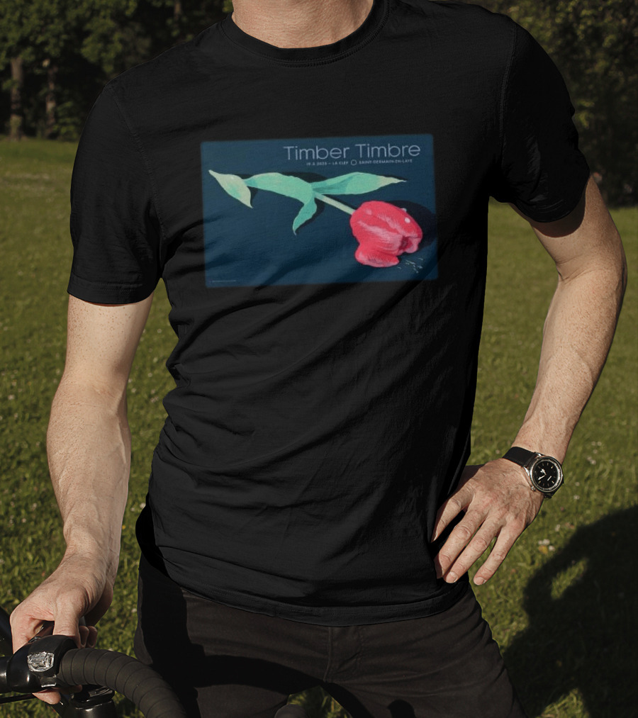 Timber Timbre Tour March 19 2025 La Clef Saint Germain En Laye France Tulip T-Shirt