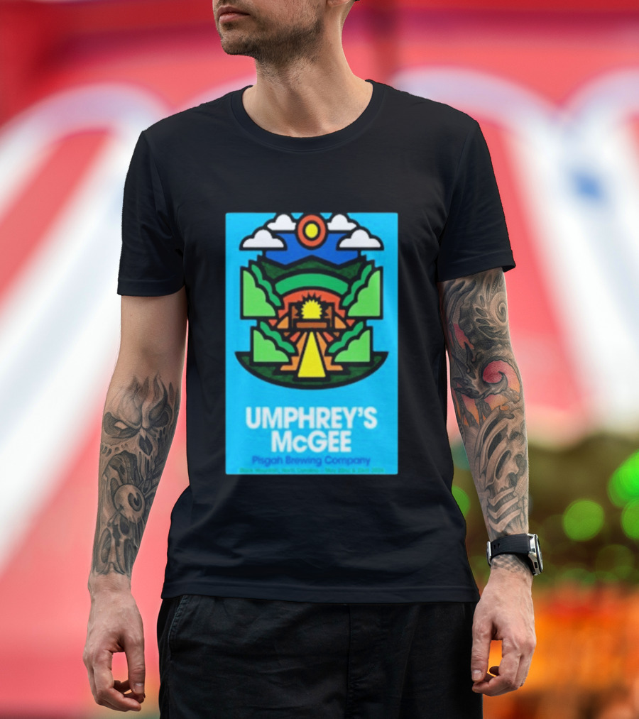 Umphrey's McGee Pisgah Brewing Company Black Mountain NC May 22nd 23rd 2026 T-Shirt