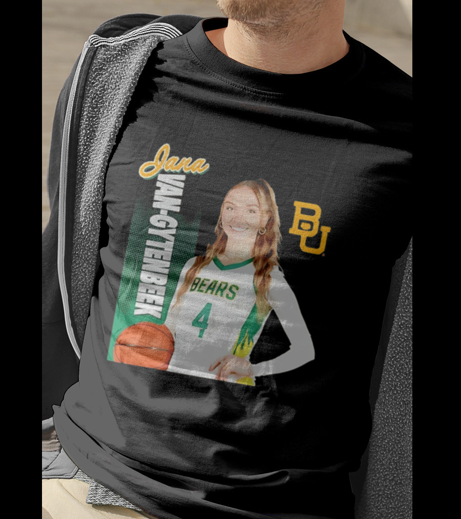 Jana Van Gytenbeek Baylor Bears NCAA Basketball BU T-Shirt