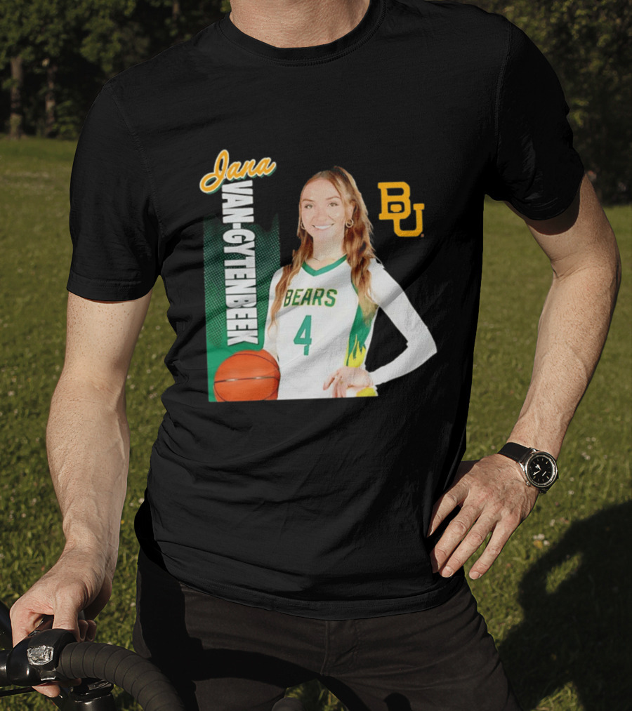 Jana Van Gytenbeek Baylor Bears NCAA Basketball BU T-Shirt