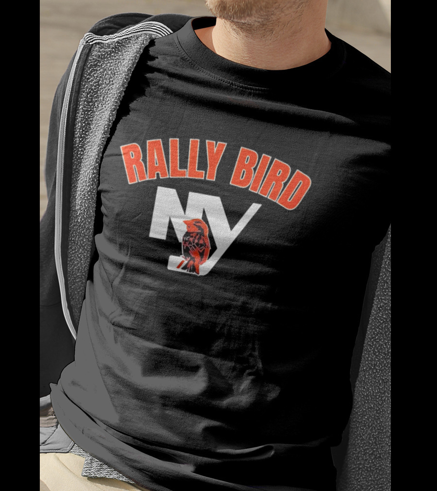 Rally Bird NY Islanders Ice Hockey Fan Gear T-Shirt