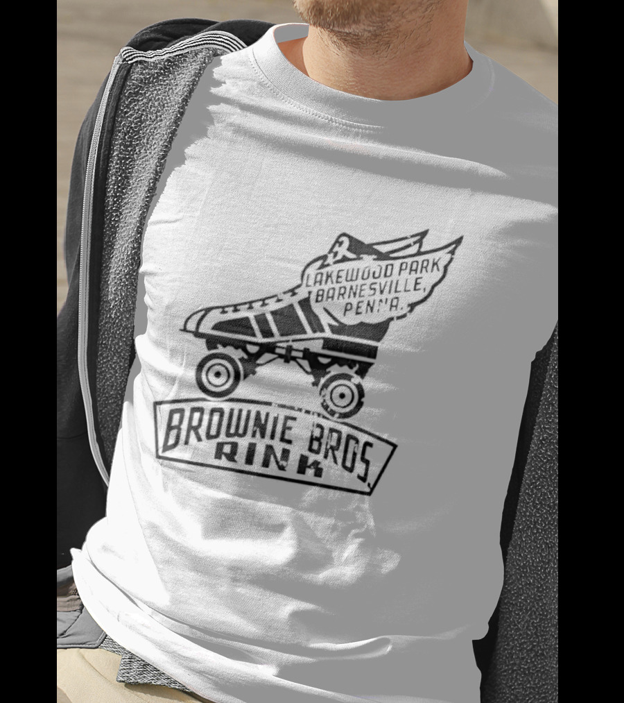 Brownie Bros Rink Lakewood Park Barnesville Pennsylvania Skate Roller T-Shirt