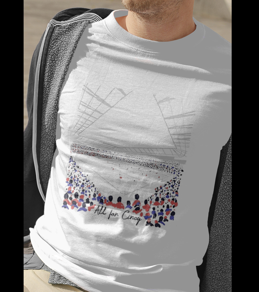 FCC All For Cincy Stadium Fan Celebration View T-Shirt