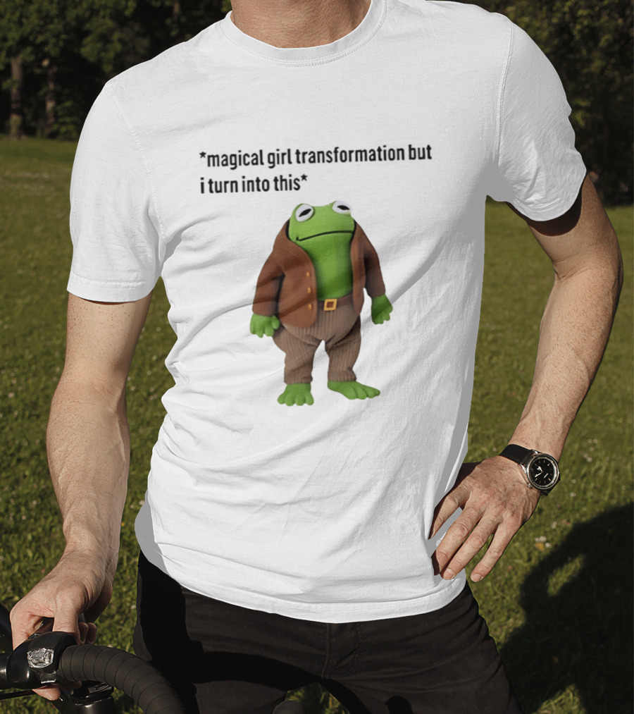Frog And Toad Magical Girl Transformation Meme T-Shirt