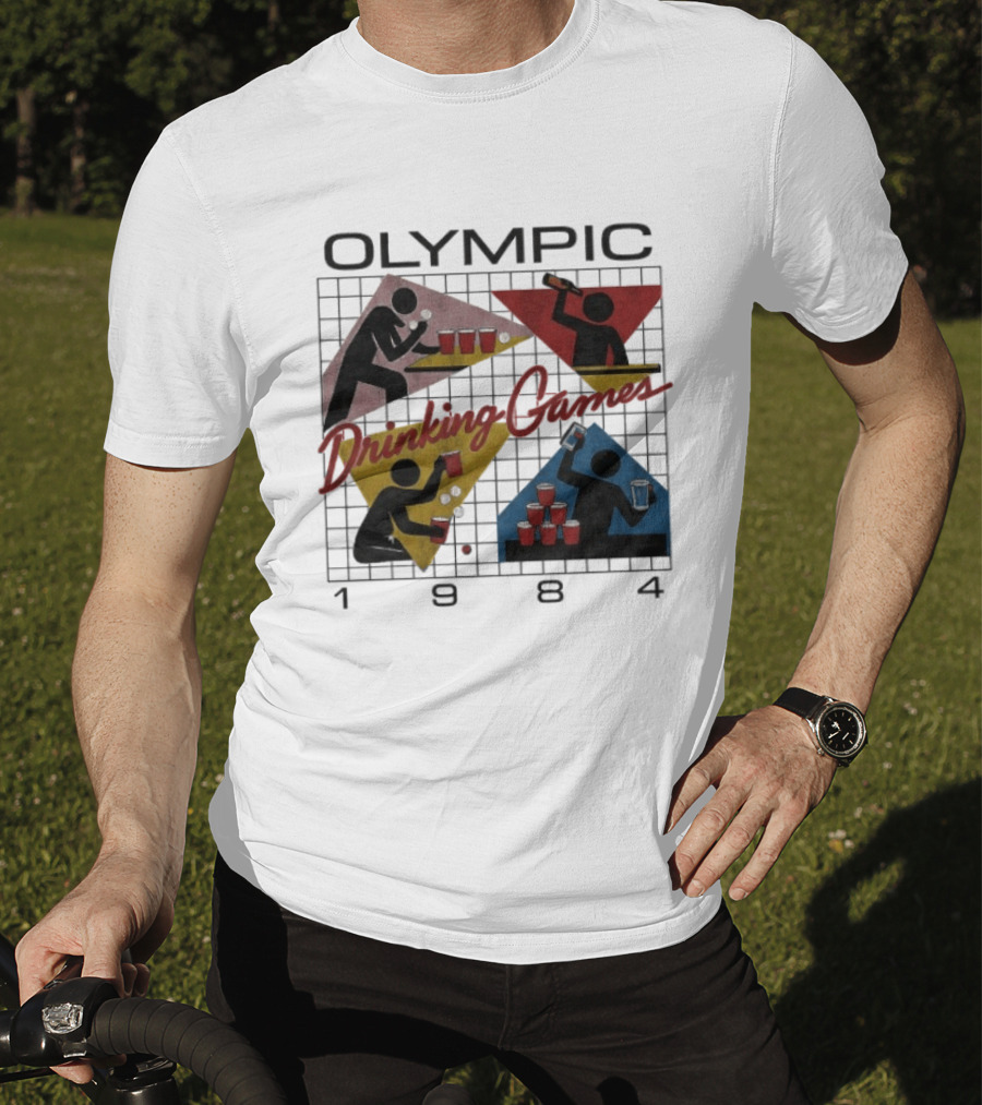 Olympic Drinking Games 1984 Beer Pong T-Shirt