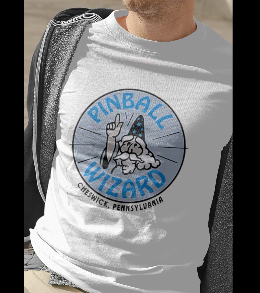 Pinball Wizard Cheswick Pennsylvania Nostalgic Wizard T-Shirt