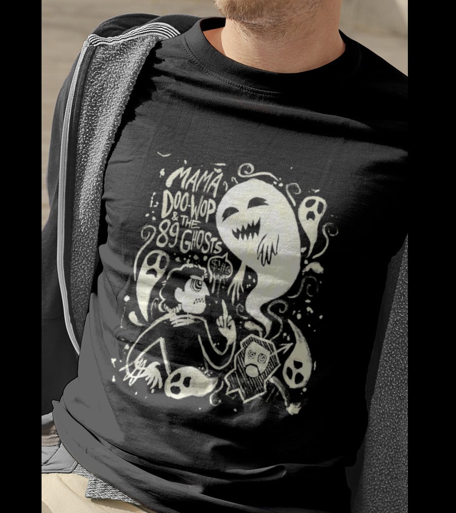 Mama Doo Wop And The 89 Ghosts Supernatural Illustrations T-Shirt